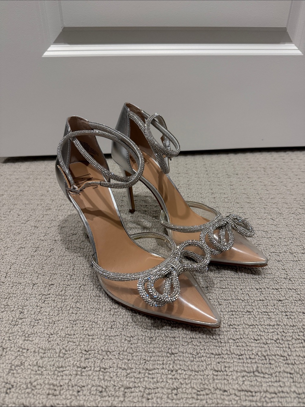 INC Lidani Pointed-Toe Clear Vinyl Pumps